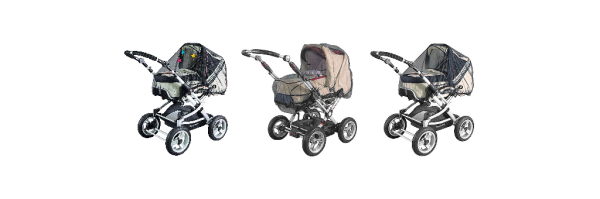 Kinderwagen-Mückennetze