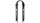 ROCKSHOX Tora Solo Air Motion Control 2006-2010 Tauchrohr 29", ohne Bremssockel , schwarz