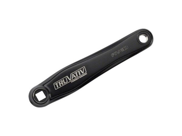 TRUVATIV Kurbel "5D" Links, 4-kant 175 mm, schwarz