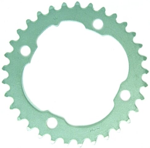 TRUVATIV Kettenblatt "Single" SB-verpackt, 4-Arm, 104 mm Lochkreis, Stahl Ohne Steighilfen 33 Z., silber
