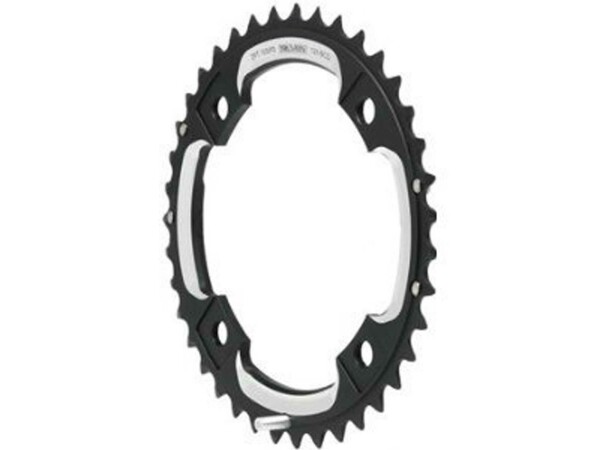 SRAM Kettenblatt "Single" SB-verpackt, 5-Arm, 130 mm Lochkreis, 10-fach, Alu AL 7075 Ohne Steighilfen 52 Z., schwarz