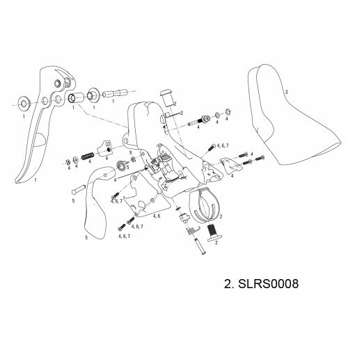 SRAM Befestigungsschelle mit Schrauben,