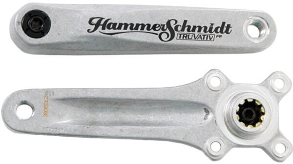 TRUVATIV Ersatzteile für "HammerSchmidt" Kurbelarme links u. rechts, Freeride, 170 mm, silber