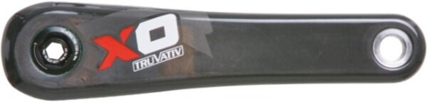TRUVATIV Kurbel "X0" Links, Carbon, 175 mm rot