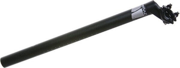 TRUVATIV Patentsattelstütze "Stylo T20" Alu 6061, 400 mm lang, ca. 315 g, matt-schwarz 2-Schrauben-Einstellsystem, CrMo 