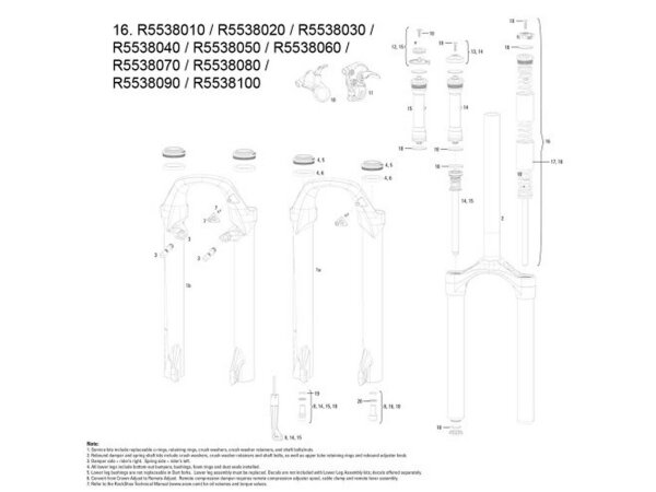 ROCKSHOX Stahlfeder 100 mm, 26", e