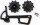 SRAM Ersatz Für Schaltwerk X0 / X9 / X7 Type 2 Käfig X0, innen, mit Rollen, mittellang , Abb. 1