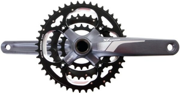 KRG Sram X7 GXP 3.3 22/33/44 Zähne 00.6118.227.004 grau, 175mm, 9-Gang