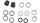 AVID V-Bremse "Single Digit 5" Bremsschuhbefestigungskit , links und rechts