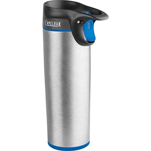 CAMELBAK Trinkflasche "Forge" Mod. 16 Thermo-/Isolierflasche , an der Deckelseite befindet sich ein Knopf zum Öffnen und