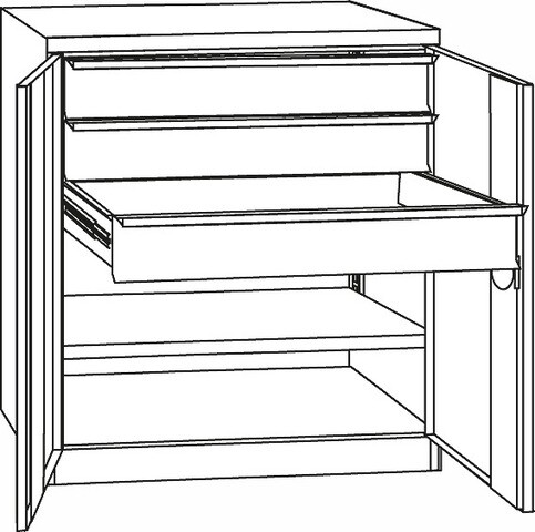 Theken-schrank Neo V