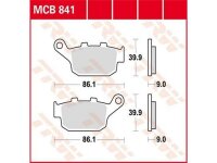 TRW Bremsbelag "MCB 841" Satz Typ Organisch 