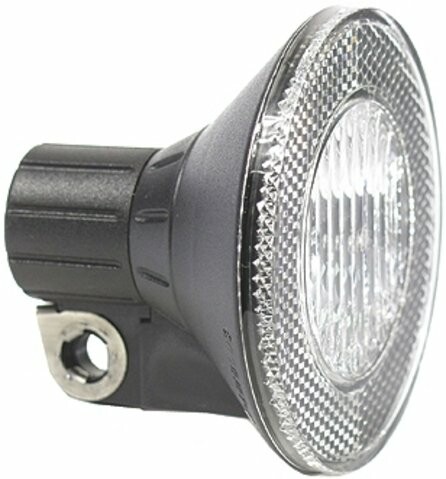 AXA Halogenscheinwerfer "9430" bis zu 15 Lux, Gehäuse aus schlagfestem Kunststoff. Lichtaustritt: Ø 46 mm, mit integrier
