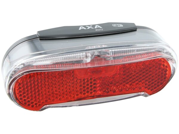 AXA Gepäckträgerrücklicht "Riff Steady" LED-Rücklicht mit Standlichtfunktion (4 Minuten) Innovativer Breitband-Lichtleit