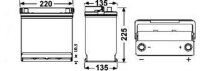 EXIDE Starterbatterie "Excell" CA-CA, Ma...