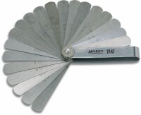 HAZET Fühlerlehre 0,05 - 1,0 mm, Ventillehre Zum...