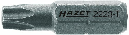 HAZET Bit "2223-T" 1/4", Innensechsrund Profil, 6k T9