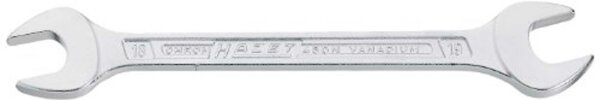 HAZET Doppelmaulschlüssel Schlanke Köpfe, Maulstel 24 x 26 mm