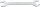 HAZET Doppelmaulschlüssel Schlanke Köpfe, Maulstel 6 x 7 mm