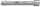 HAZET Verlängerung 3/8", für starre Verbindungen,  126 mm