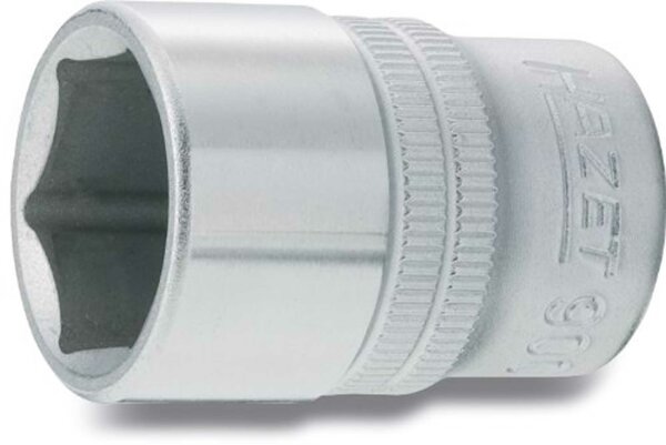 HAZET Steckschlüsseleinsatz 1/2", 6-kant, Handbetr 16 mm