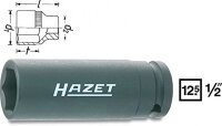 HAZET Steckschlüsseleinsatz 1/2", 6-kant, lange...