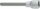 HAZET Schraubendrehereinsatz "986SLG" 1/2", Innens 6 mm