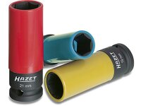 HAZET Radmutterneinsatz 1/2", 3-teiliger Satz, 6-k...