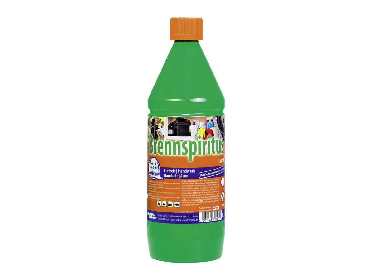 4,79-4,17€/L) 1 - 12 Liter Brennspiritus 1L Spiritus Bio
