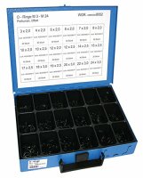 DRESSELHAUS Dichtringsortiment O-Ringe, Perbunan,  im...