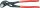 KNIPEX Wasserpumpenzange "Cobra" Rohrzange und Sch Länge: 180 mm,