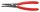 KNIPEX Sicherungsringzange Zur Montage von Außenri gerade Spitzen