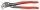 KNIPEX Wasserpumpenzange "Schraubzange Raptor" Für Länge: 250 mm