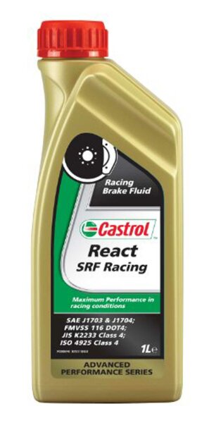 CASTROL Bremsflüssigkeit "React SRF Racing" Castro 1 l Flasche