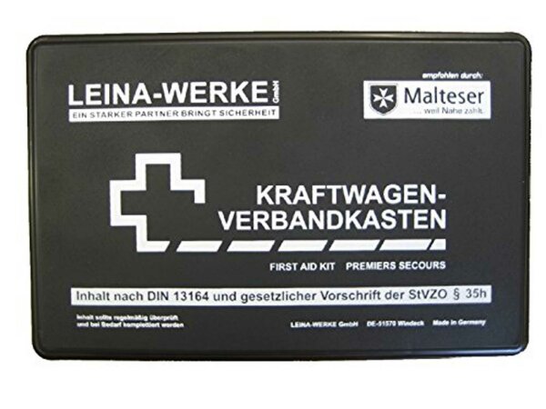 LEINA-WERKE Verbandkasten "Standard" Inh schwarz