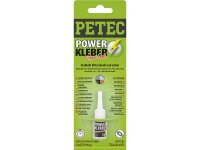 Petec POWER KLEBER blitzschnell Sekundenklebstoff Flasche...