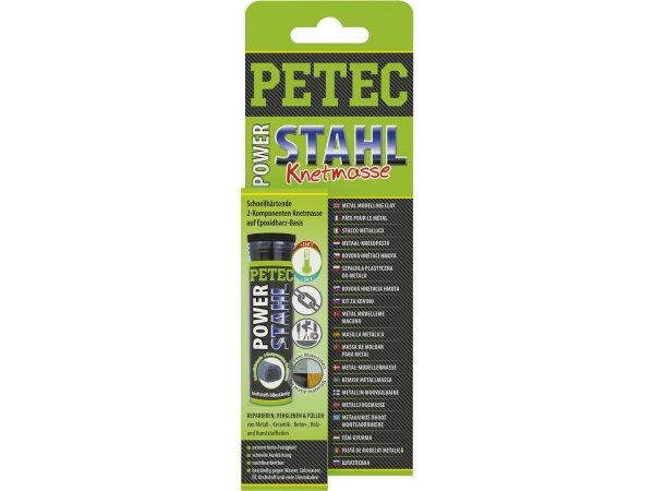Petec POWER Stahl Reparatur-Knetmasse SB-Karte