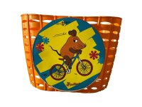 BIKE FASHION Kinderkorb Mit Lasche zur Lenkerbefestigung,...