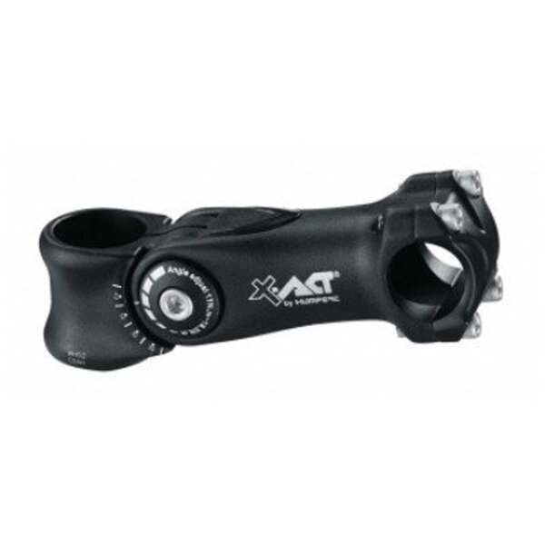 Ergotec Vorbau OCTOPUS 2 AHEAD 31,8 - 105mm, winkelverstellbar 0°- +60°, Safety Level 4, schwarz matt