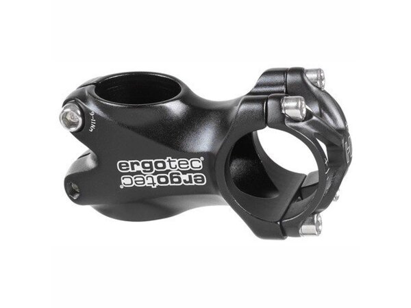 Ergotec Vorbau PIRANHA 650B AHEAD 31,8 - 70mm, 6°, Safety Level 6, schwarz matt