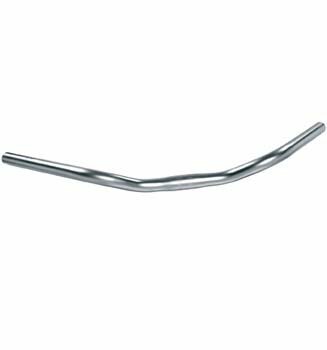 ERGOTEC Trekking-Lenker Griffweite 590 mm, Höhe 35 mm, Ø 25,4 mm / 22,0 mm, Grifflänge 190 mm, 47° Level 2 , Alu silber