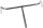 ERGOTEC Lenker-Vorbau-Einheit Holland-Nostalgie-Lenker, Griffweite 570 mm, Stahl Schaft 260 mm, Ø 22,0 mm, mit langen Gr