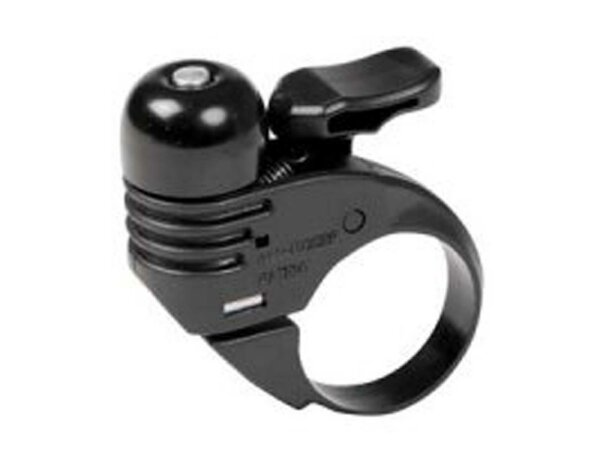 MOUNTY Miniglocke "Toby" Aluminium, für Ø 31,8 mm  schwarz