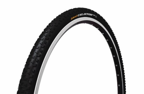 CONTINENTAL Reifen "Cyclocross Race" Schwarz / schwarz Skin , mit einer voluminösen 35 mm Karkasse. Das neue Profildesig