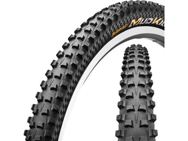 CONTINENTAL Reifen "Mud King" Schwarz/schwarz , Der ideale Reifen bei regnerischen Bedingungen, dank Black Chili Compoun