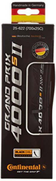 CONTINENTAL Reifen "Grand Prix 4000 S II" Vectran Pannenschutz, faltbar BlackChili Compound für niedrigen Rollwiderstand