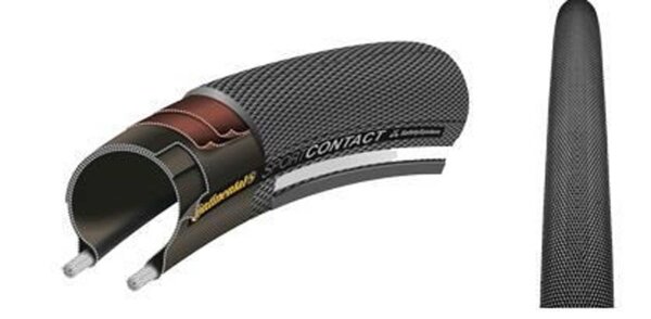 CONTINENTAL Reifen "Sport Contact II" SafetySystem Breaker, C 201 Besonders pannensicher dank doppeltem Pannenschutz Saf
