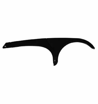 HORN Kettenschützer "Catena 02-44" 1-flügelig, Kunststoff, passend für 2- und 3-fach, Ø 23,2 cm Längenverstellbar von 37