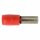 Flachsteckhülse Teilisolierter Quetschve Querschnitt: 0,5 - 1,0 mm², Steckermaß: 2,8 x 0,5 mm, rot (HERTH+BUSS) Abgabe per  Stück, Preis per 100 Stück