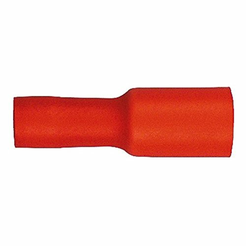 Rundsteckhülse Isolierte Quetschverbinde Querschnitt: 0,5 - 1,5 mm², Steckermaß: Ø 4 mm, rot (HERTH+BUSS) Abgabe nur in Packung zu 100 Stück, Preis per 100 Stück